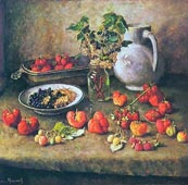 картинка Сочинение по картине Машкова Клубника и белый кувшин 5 класс Машков - Клубника и белый кувшин