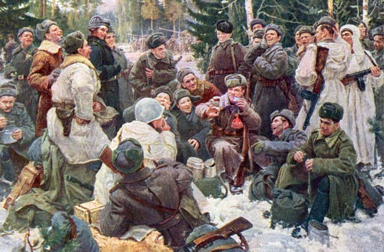 картинка Сочинение по картине Отдых после боя Непринцева 8 класс Непринцева - Отдых после боя