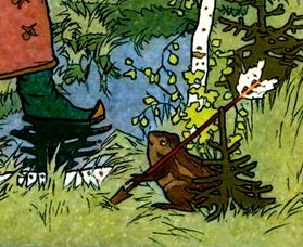 картинка Сочинение по картине Билибина Иван-Царевич и Лягушка-Квакушка (описание) Иван-Царевич и Лягушка-Квакушка