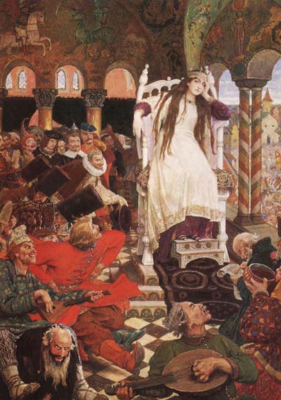 картинка Сочинение по картине Васнецова Царевна-несмеяна Царевна-несмеяна