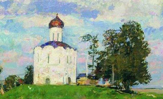 описание картины Герасимова Церковь Покрова на Нерли описание картины Герасимова Церковь Покрова на Нерли